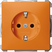 Schneider Electric. МЕХ-М РОЗЕТКИ SCHUKO Д/СПЕЦ.ЭЛ.Ц.ОРАНЖ - Merten Antique/Artec - MTN2300-4002