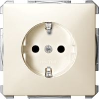 Schneider Electric. МЕХ-М РОЗЕТКИ С/З С/Ш, БЕЖЕВЫЙ - Merten Antique/Artec - MTN2300-4044