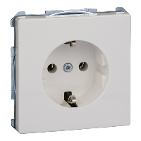 Schneider Electric. МЕХ-М РОЗЕТКИ С/З Б/Ш БЕЛЫЙ - Merten Antique/Artec - MTN2301-4019