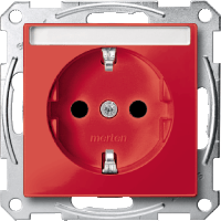 Schneider Electric. МЕХ-М РОЗЕТКИ С/Ш ДЛЯ СПЕЦ. СЕТЕЙ РУБИН. - Merten System M - MTN2302-0306