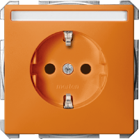 Schneider Electric. МЕХ-М РОЗЕТКИ С/Ш ДЛЯ СПЕЦ. СЕТЕЙ ОРАНЖ. - Merten Antique/Artec - MTN2302-4002