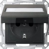 Schneider Electric. МЕХ. РОЗ. С КРЫШК. + ПОЛЕ Д. НАДПИСИ - Merten System M - MTN2312-0414