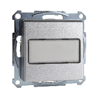 Schneider Electric. МЕХ. РОЗ. С КРЫШК. + ПОЛЕ Д. НАДПИСИ - Merten System M - MTN2312-0460
