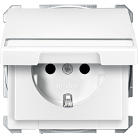 Schneider Electric. МЕХ. РОЗ С/Ш С КРЫШК. И ПОЛЕМ Д. НАД. - Merten Antique/Artec - MTN2312-4019