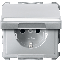 Schneider Electric. МЕХ. РОЗ С/Ш С КРЫШК. И ПОЛЕМ Д. НАД. - Merten Antique/Artec - MTN2312-4060