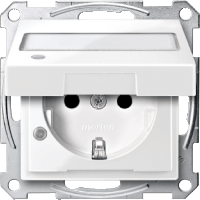 Schneider Electric. МЕХ. РОЗ. С КРЫШ. + ПОЛЕ НАДПИС. - Merten System M - MTN2313-0319