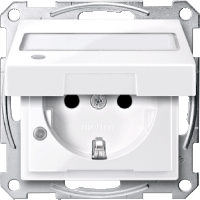 Schneider Electric. МЕХ. РОЗ. С КРЫШ. + ПОЛЕ НАДПИС. - Merten System M - MTN2313-0325