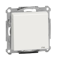 Schneider Electric. Розетка IP44, без рамки, бел - Merten System M - MTN2314-1319