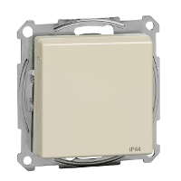 Schneider Electric. Розетка IP44, без рамки, беж - Merten System M - MTN2314-1344