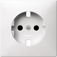 Schneider Electric. ЦЕНТР.ПЛАТА Д/МЕХ.РОЗ.SCHUKO БЕЛЫЙ - Merten Antique/Artec - MTN2330-4019