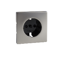 Schneider Electric. ЦЕНТР.ПЛАТА Д/МЕХ.РОЗ.SCHUKO СТАЛЬ - Merten Antique/Artec - MTN2330-4146