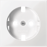 Schneider Electric. ЦЕНТ.ПЛ.Д/МЕХ.РОЗ.SCHUKO Б/УС.ЗАЩИТЫ БЕЛ - Merten System M - MTN2331-0319