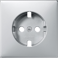 Schneider Electric. ЦЕНТ.ПЛ.Д/МЕХ.РОЗ.SCHUKO Б/УС.ЗАЩИТЫ АЛ - Merten Antique/Artec - MTN2331-4060