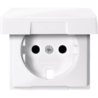 Schneider Electric. ЦЕНТР.ПЛАТА С КР.Д/МЕХ.РОЗ.SCHUKO АК-БЕЛ - Merten System M - MTN2340-0325