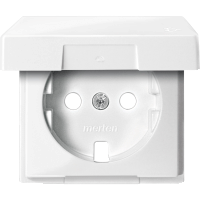 Schneider Electric. ЦЕНТР.ПЛАТА С КР.Д/МЕХ.РОЗ.SCHUKO БЕЛЫЙ - Merten System M - MTN2341-0319