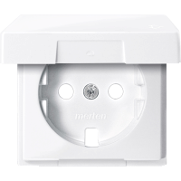 Schneider Electric. ЦЕНТР.ПЛАТА С КР.Д/МЕХ.РОЗ.SCHUKO АК-БЕЛ - Merten System M - MTN2341-0325