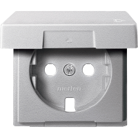 Schneider Electric. ЦЕНТР.ПЛАТА С КР.Д/МЕХ.РОЗ.SCHUKO АЛЮМ - Merten System M - MTN2341-0460