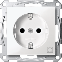Schneider Electric. МЕХ.РОЗ.SCHUKO «СУШИЛКА» БЕЛЫЙ - Merten System M - MTN2351-0319