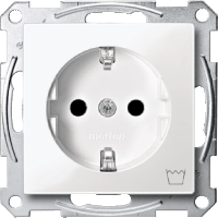 Schneider Electric. МЕХ.РОЗ.SCHUKO «СТИРАЛ.МАШИНА» БЕЛЫЙ - Merten System M - MTN2352-0319