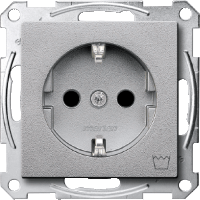 Schneider Electric. МЕХ.РОЗ.SCHUKO «СТИРАЛ.МАШИНА» АЛЮМ - Merten System M - MTN2352-0460