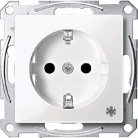 Schneider Electric. МЕХ.РОЗ.SCHUKO «ХОЛОДИЛЬНИК» БЕЛЫЙ - Merten System M - MTN2354-0319