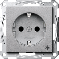 Schneider Electric. МЕХ.РОЗ.SCHUKO «ХОЛОДИЛЬНИК» АЛЮМ - Merten System M - MTN2354-0460