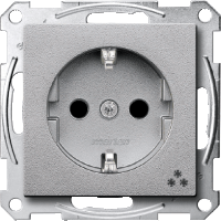 Schneider Electric. МЕХ.РОЗ.SCHUKO «МОРОЗ.КАМЕРА» АЛЮМ - Merten System M - MTN2355-0460