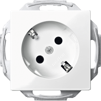 Schneider Electric. МЕХ. РОЗ. С/Ш З/К 45˚ - Merten System M - MTN2370-0319