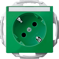 Schneider Electric. МЕХ. РОЗ. С/Ш З/К СПЕЦ СЕТ ПОЛЕ НАДП 45˚ - Merten System M - MTN2372-0304