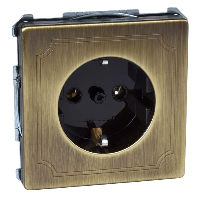 Schneider Electric. МЕХ. РОЗ. Б/Ш З/К - Merten Antique/Artec - MTN2401-4143