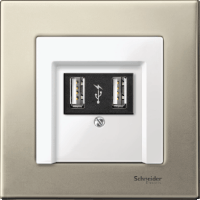 Schneider Electric. НАКЛАДКА ДЛЯ АУДИОРОЗЕТКИ, БЕЛ - Merten System M - MTN296019