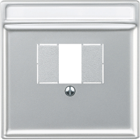 Schneider Electric. ЦЕНТР.ПЛАТА ДЛЯ ТЕЛЕКОМ. РОЗ., АЛЮМИН. - Merten Antique/Artec - MTN297860