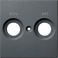 Schneider Electric. ЦЕНТ.ПЛАТА С МАРКИРОВКОЙ R/TV И SAT АНТР - Merten System M - MTN299214