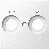 Schneider Electric. ЦЕНТ.ПЛАТА С МАРКИРОВКОЙ R/TV И SAT П.Б - Merten System M - MTN299819