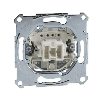 Schneider Electric. МЕХ-М ПЕРЕКЛ.ОДНОКЛАВ.КОНТР.С ПОДСВ.СХ.6 - Merten System M - MTN3106-0000