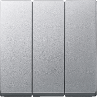 Schneider Electric. 3-Х КЛАВИШ.ВЫКЛ. ЦВЕТ АЛЮМИНИЙ - Merten System M - MTN311960