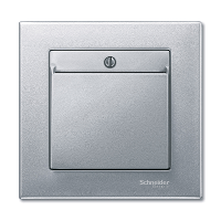 Schneider Electric. ЦЕНТР.ПЛАТА Д/КАРТОЧНОГО ВЫКЛ-ЛЯ, АЛЮМИНИЙ - Merten System M - MTN315460
