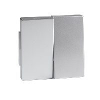 Schneider Electric. КЛАВ. Х2 IP44, АЛЮМИНИЙ - Merten Aquadesign - MTN343560