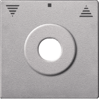 Schneider Electric. ЦЕНТР.ПЛАТА С МАРК.«ВВЕРХ/СТОП/ВНИЗ»АЛЮМ - Merten System M - MTN3883-0460