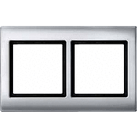 Schneider Electric. РАМКА Х2 IP44, АЛЮМИНИЙ - Merten Aquadesign - MTN400260
