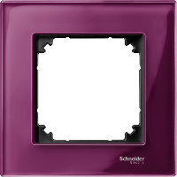 Schneider Electric. РАМККА СТЕКЛЯН.1-МЕСТНАЯ РУБИН - Merten System M - MTN4010-3206