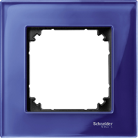 Schneider Electric. РАМККА СТЕКЛЯН.1-МЕСТНАЯ САПФИР - Merten System M - MTN4010-3278