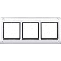 Schneider Electric. РАМКА 3-ПОСТА С ВИНТ. КРЕП. AQUADESIGN - Merten Aquadesign - MTN401319