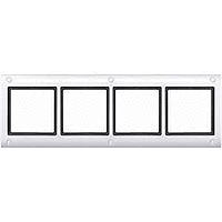 Schneider Electric. РАМКА 4-ПОСТА С ВИНТ. КРЕП. AQUADESIGN - Merten Aquadesign - MTN401419