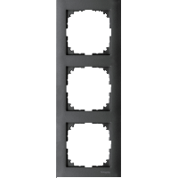 Schneider Electric. M-Pure 3-постовая рамка, антрацит - Merten System M - MTN4030-3614