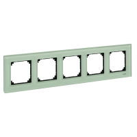 Schneider Electric. РАМККА СТЕКЛЯН.5-МЕСТНАЯ ИЗУМРУД - Merten System M - MTN404504