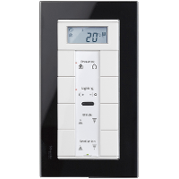 Schneider Electric. РАМКА СТЕКЛЯН.2-МЕСТНАЯ Б/ПЕРЕГ.Ч.ОНИКС - Merten System M - MTN404803