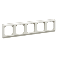 Schneider Electric. рамка 5-постов, бел - Merten System M - MTN4050-1219