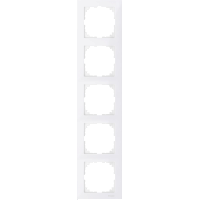 Schneider Electric. M-Pure 5-постовая рамка, полярно-белый - Merten System M - MTN4050-3619