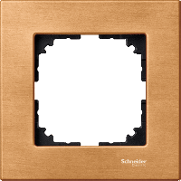 Schneider Electric. РАМКА ДЕРЕВЯН.1-МЕСТНАЯ БУК - Merten System M - MTN4051-3470